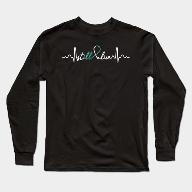 Cervical Cancer Gifts Cervical Cancer Awareness Long Sleeve T-Shirt by AwarenessClub